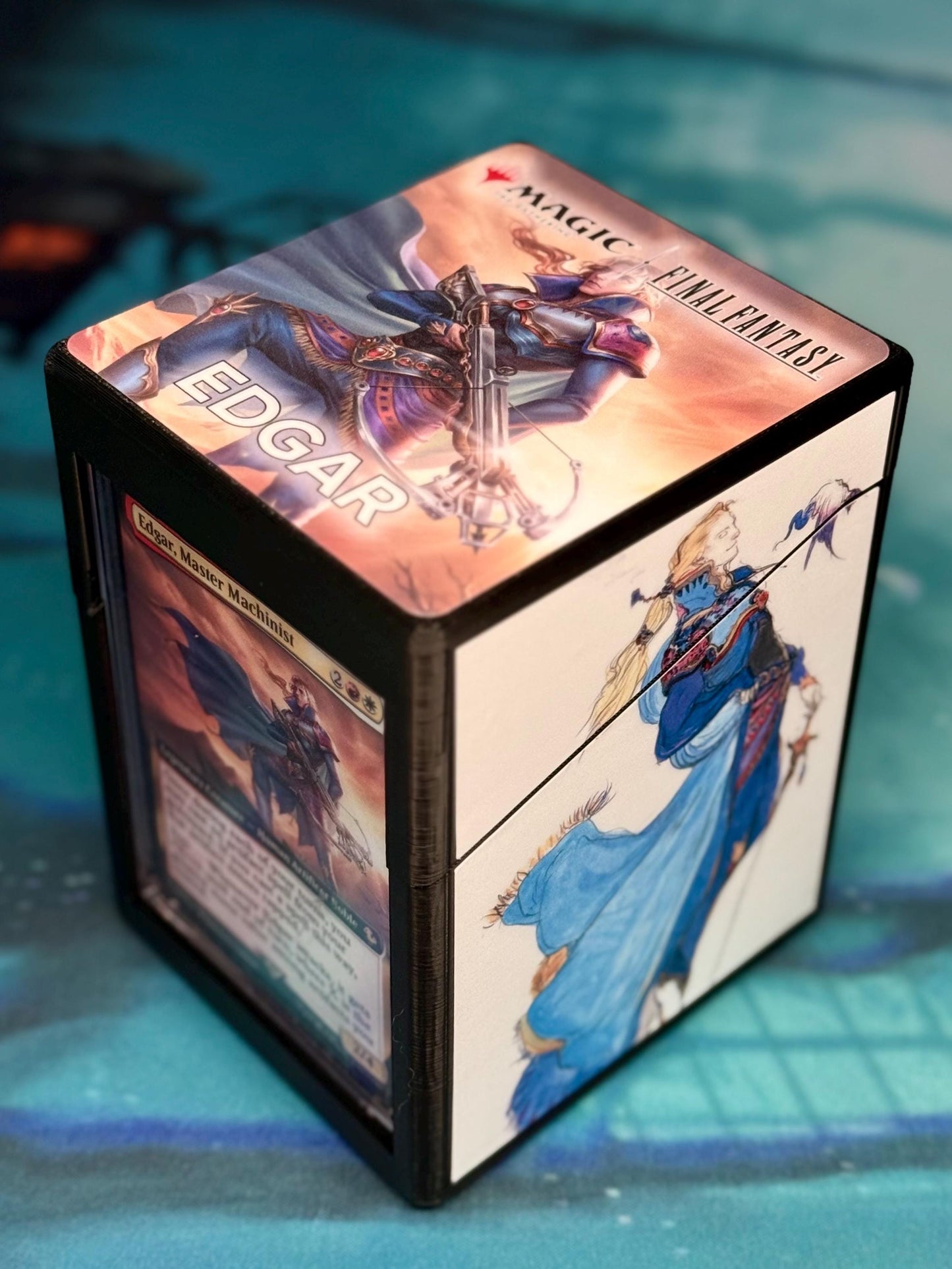 Magic the Gathering Deck Box - Final Fantasy - Edgar