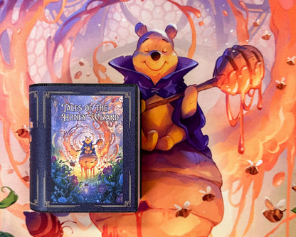 hunny wizard lorcana book shaped deck box