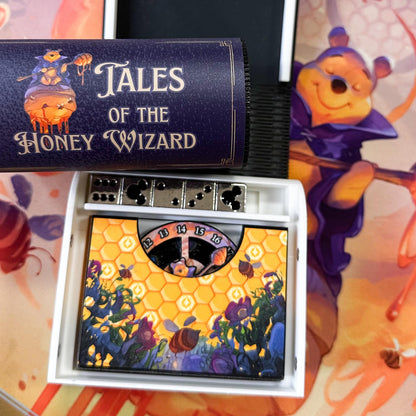 hunny wizard lorcana book shaped deck box