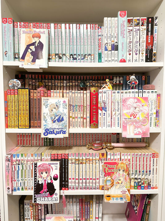 Manga Clip-on Shelf Display - Set of 3