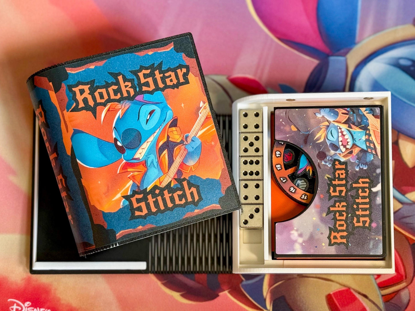 Lorcana Deck Box - Rock Star Stitch