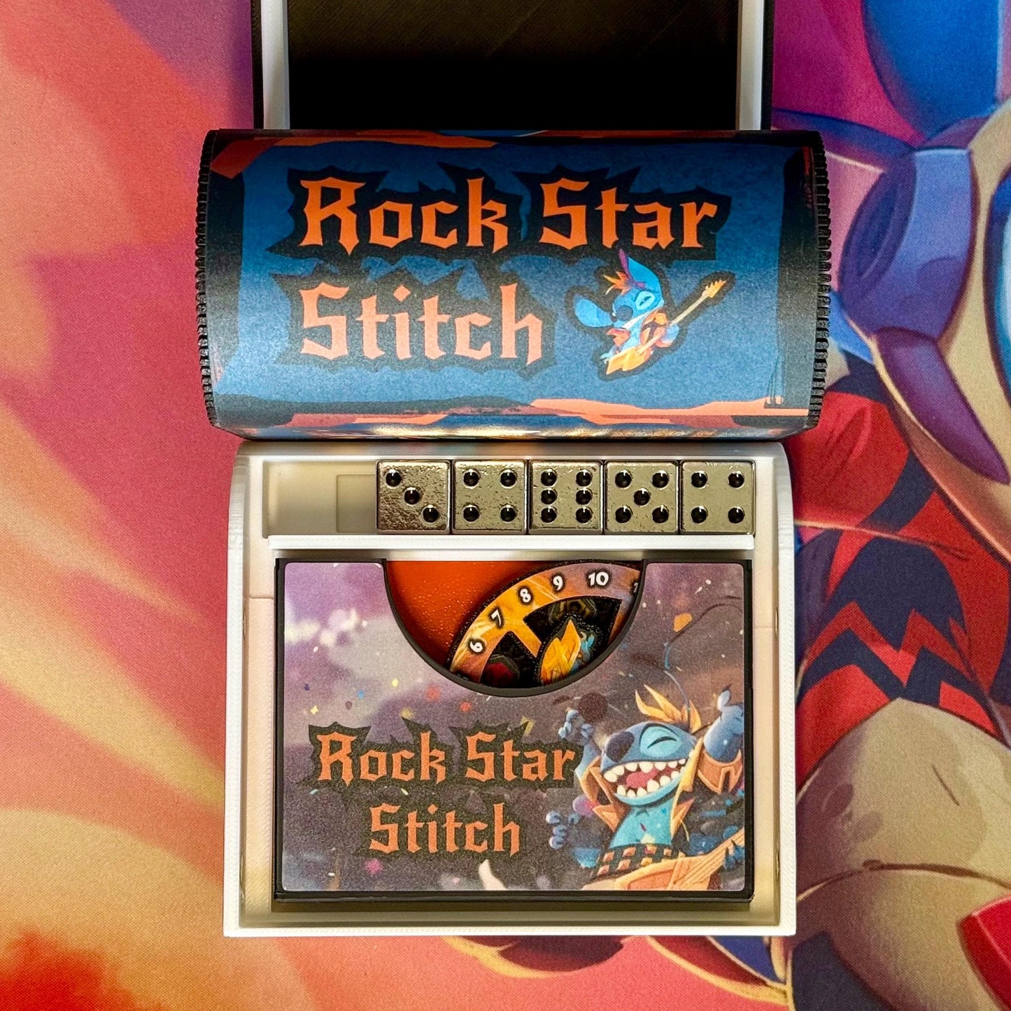Lorcana Deck Box - Rock Star Stitch