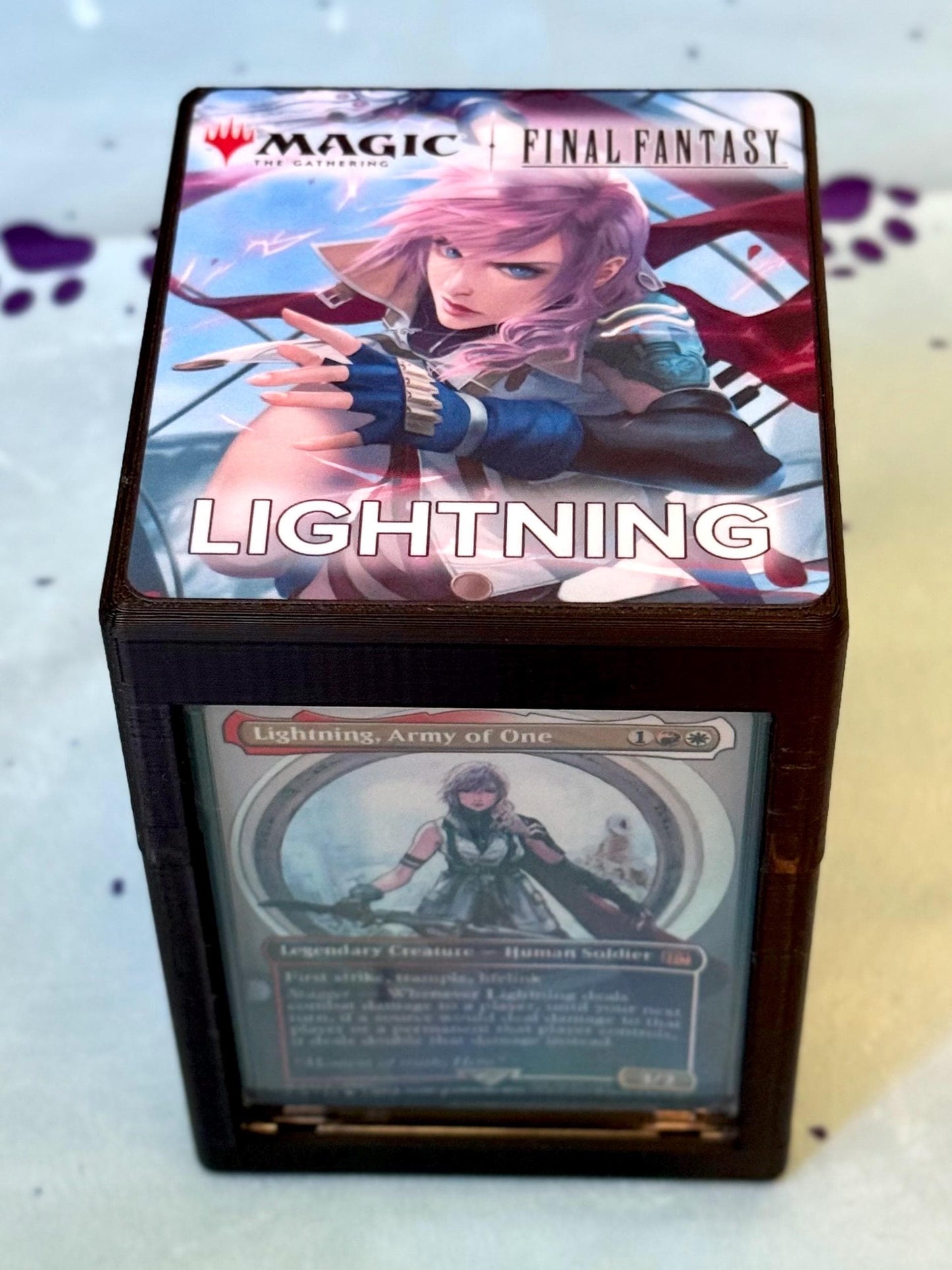 Magic the Gathering Deck Box - Final Fantasy - Lightning