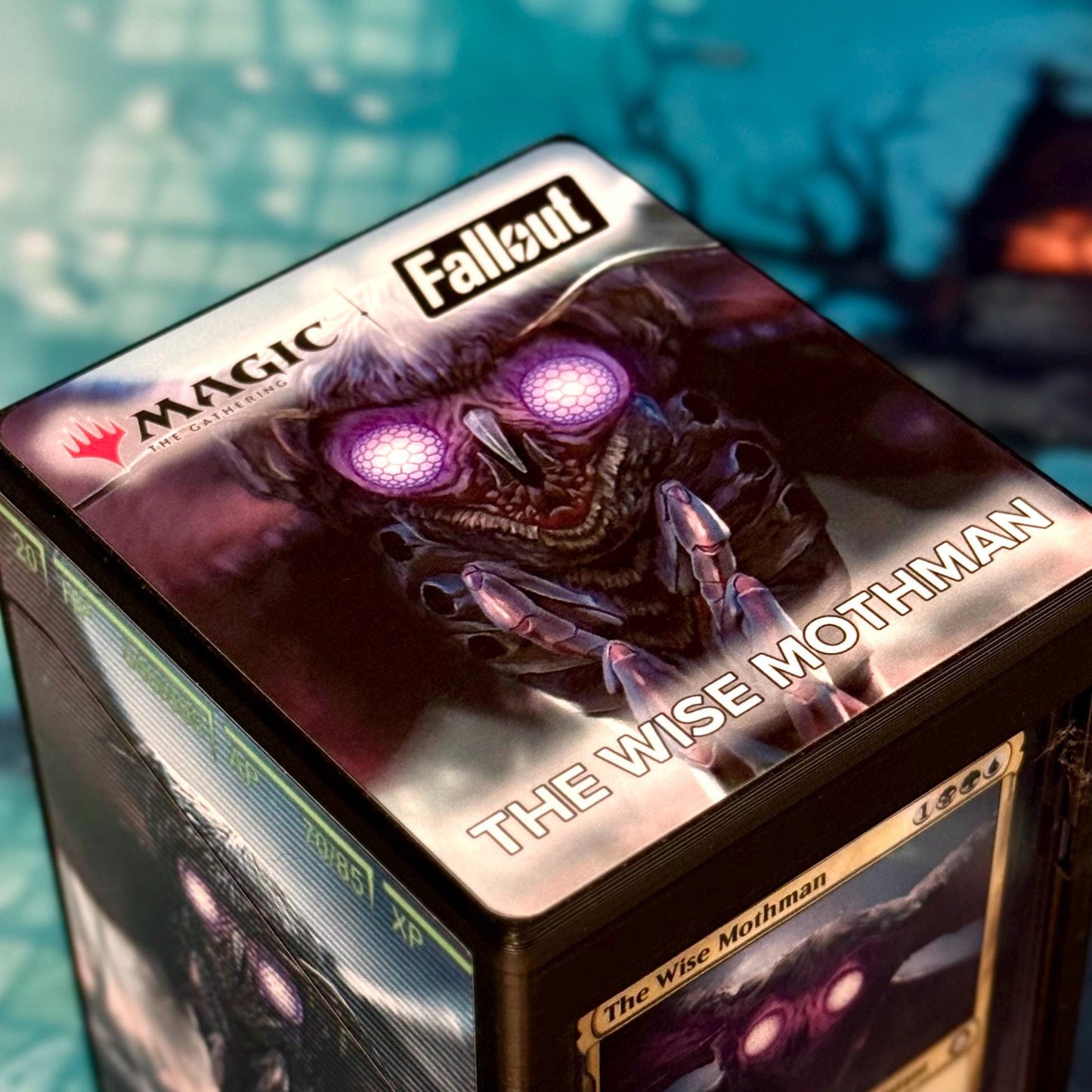 Magic the Gathering Deck Box - Fallout - The Wise Mothman