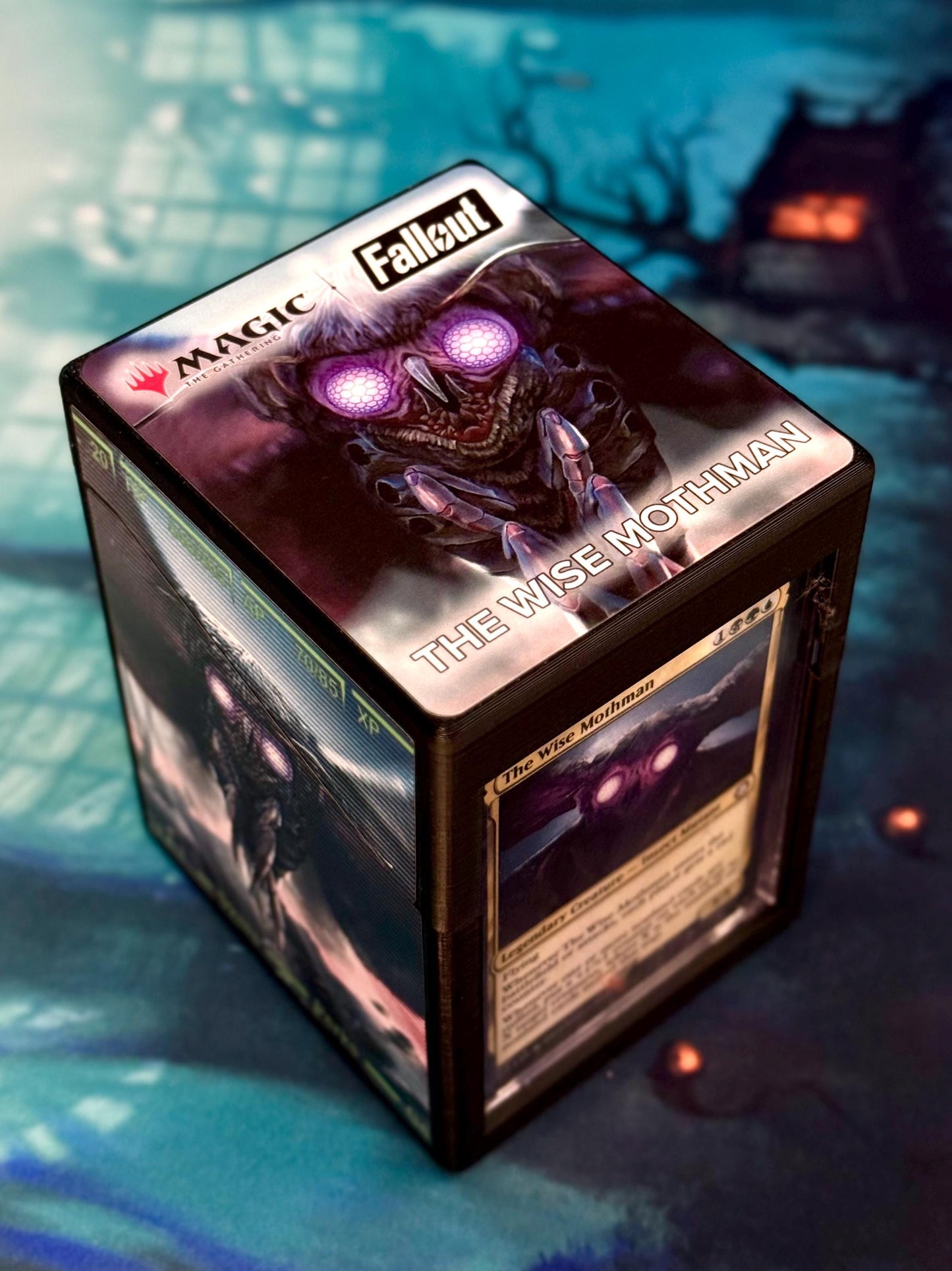 Magic the Gathering Deck Box - Fallout - The Wise Mothman
