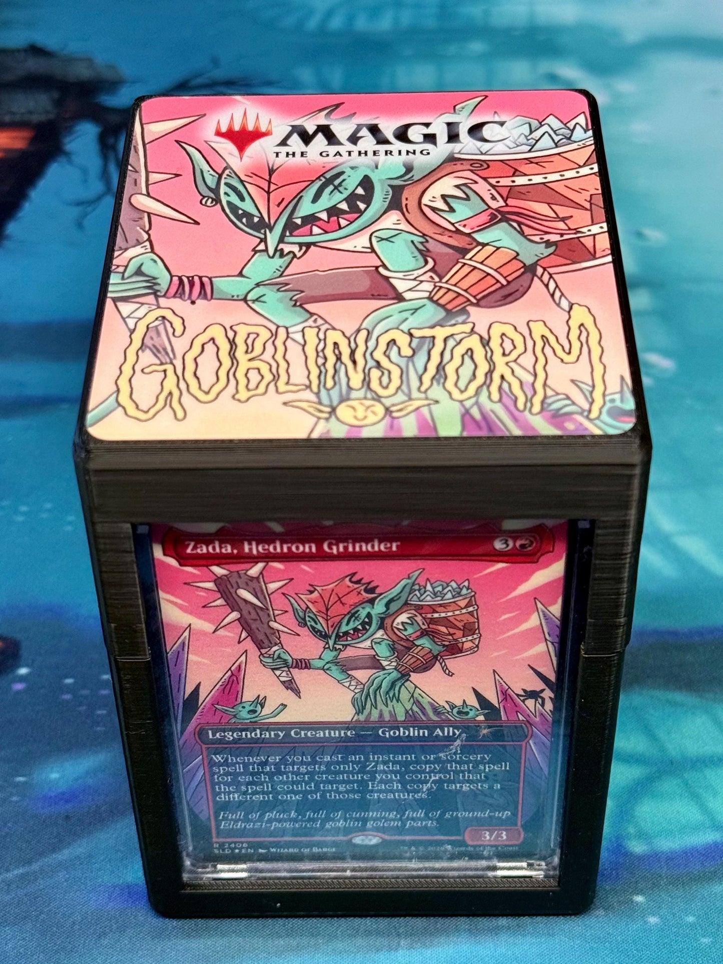 Magic the Gathering Deck Box - Goblin Storm - Zada