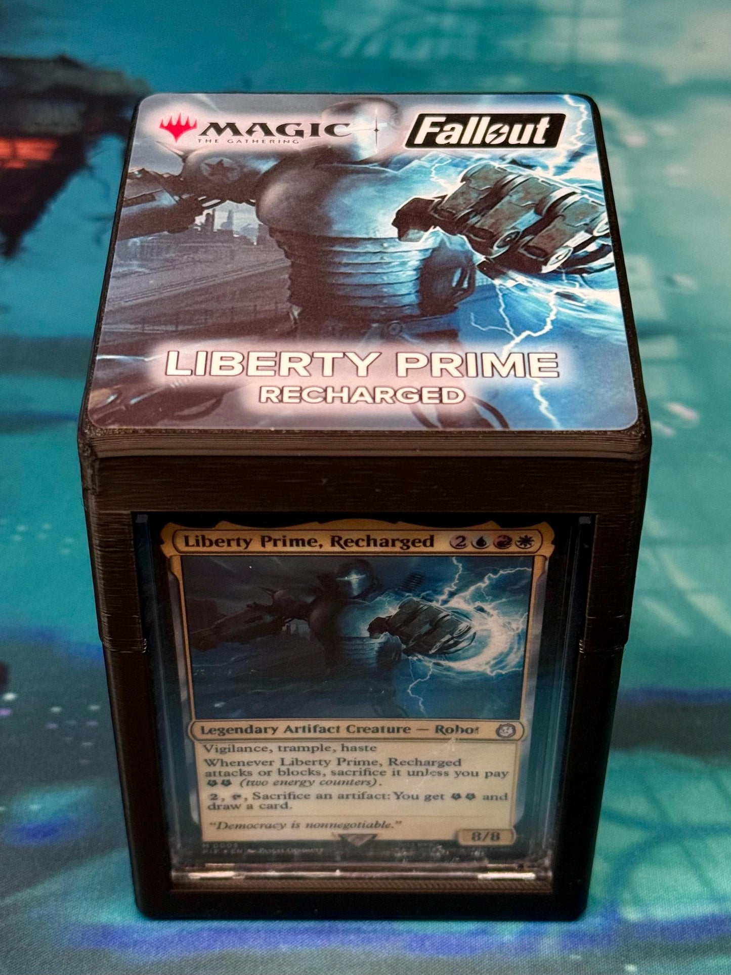 Magic the Gathering Deck Box - Liberty Prime