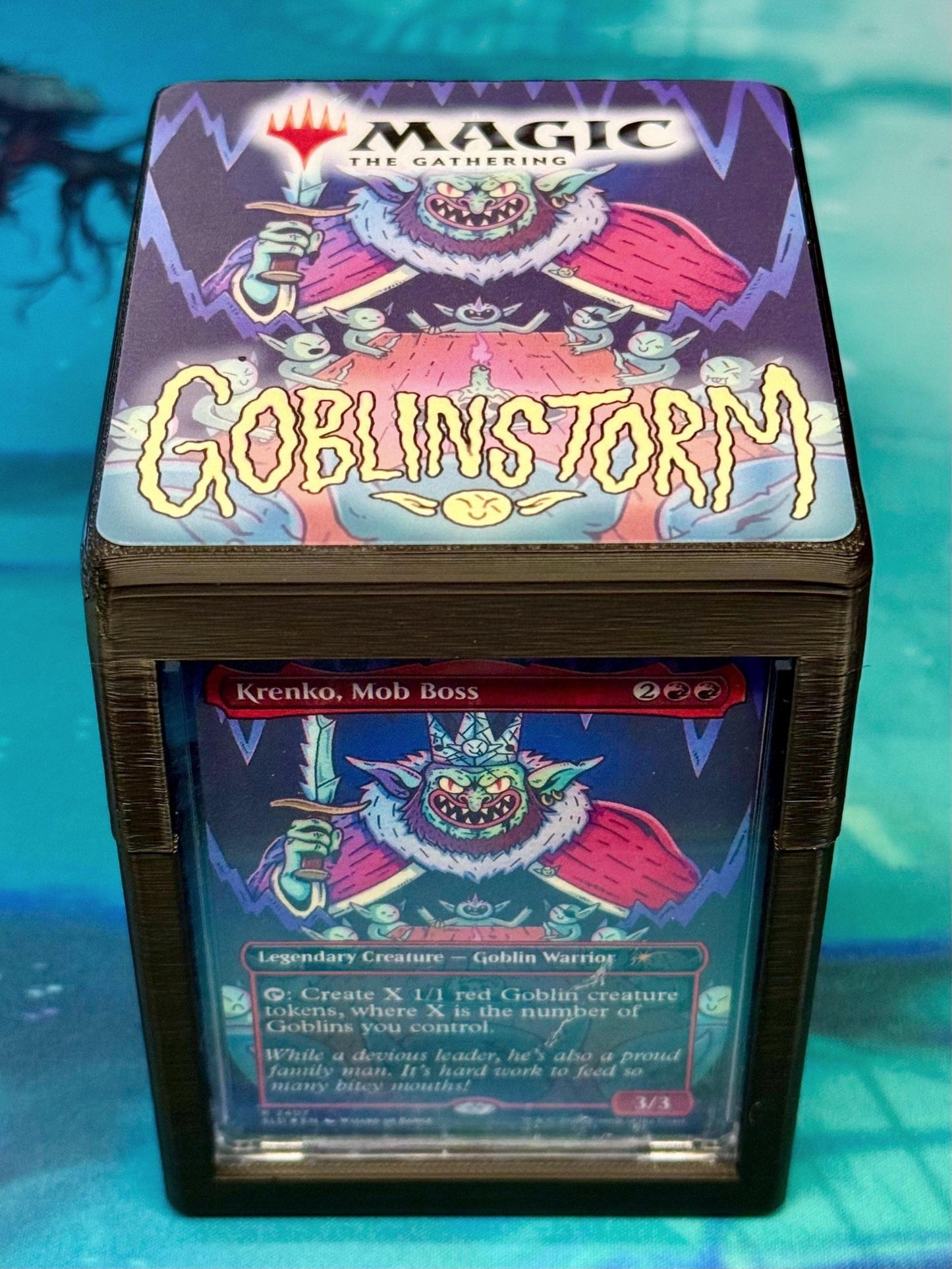 Magic the Gathering Deck Box - Goblin Storm - Krenko