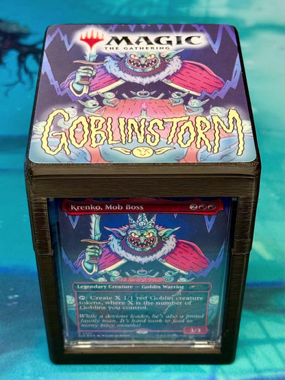 Magic the Gathering Deck Box - Goblin Storm - Krenko