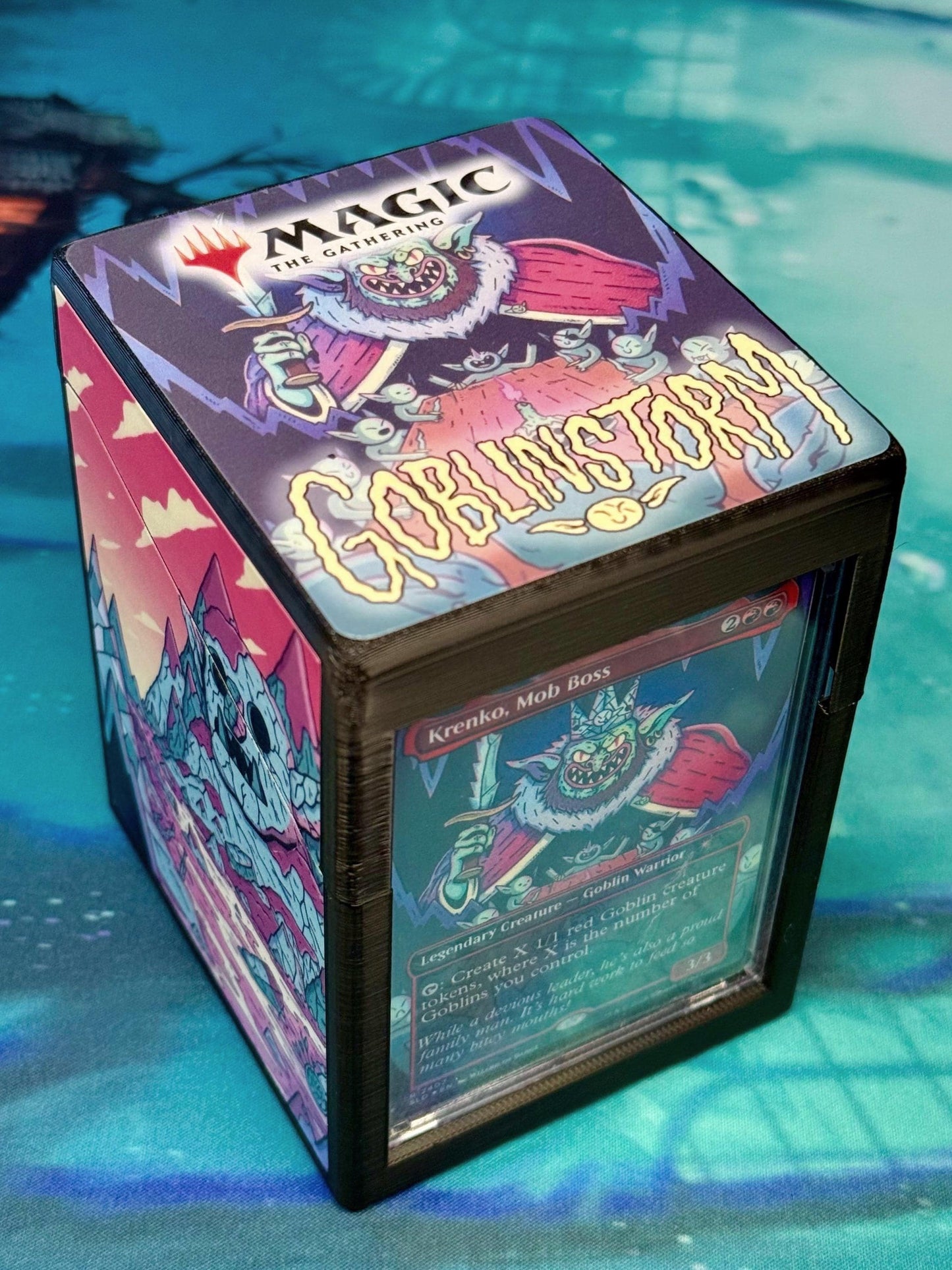 Magic the Gathering Deck Box - Goblin Storm - Krenko