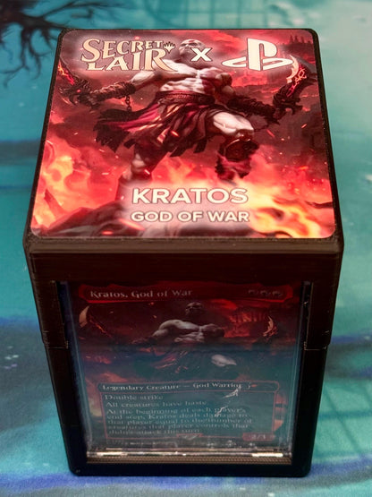 Magic the Gathering Deck Box - Kratos, God of War