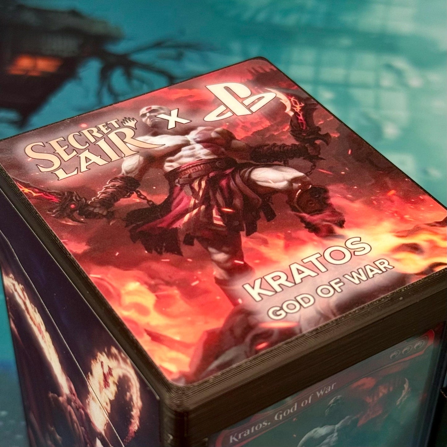 Magic the Gathering Deck Box - Kratos, God of War