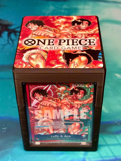 One Piece Deck Box - Luffy + Ace