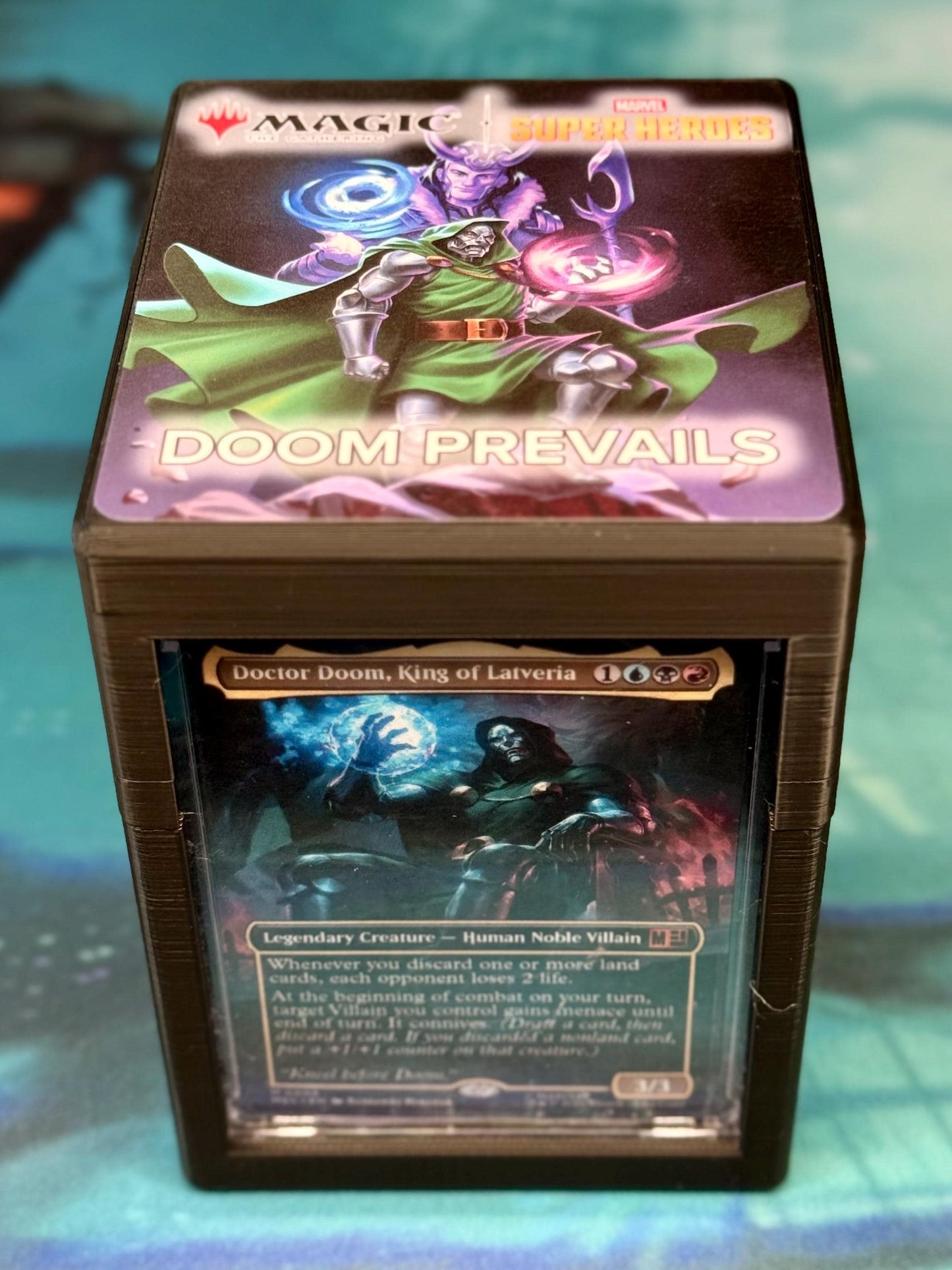 Magic the Gathering Deck Box - Marvel - Doom Prevails