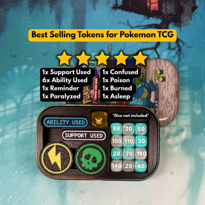 Pokémon Mini Tin Insert with Tokens