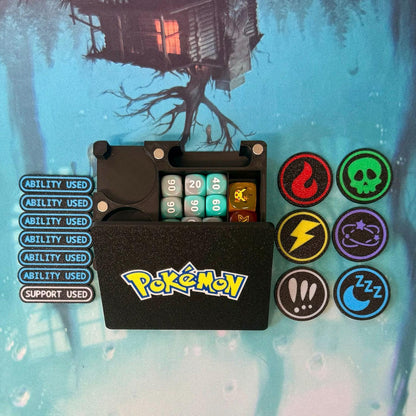 Pokémon Ability Tokens with Case